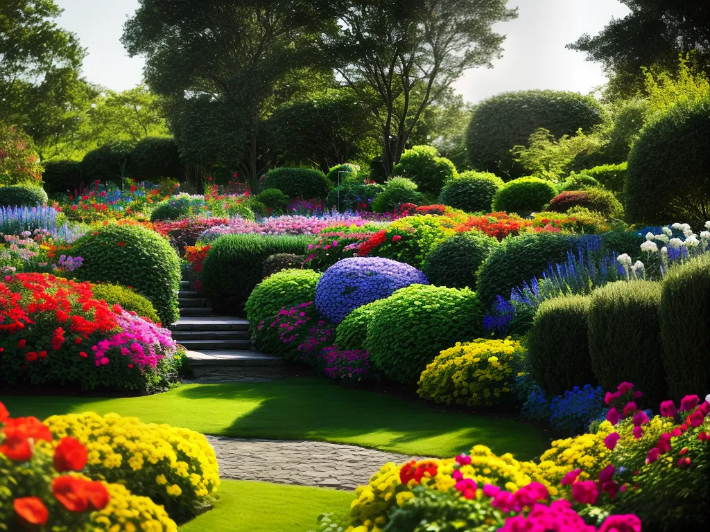 Sonhar com Jardins Exuberantes: Descubra o Significado dos Sonhos Floridos. 3 Fotos jardim colorido flores encantador