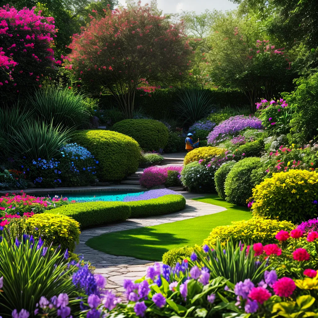 Sonhar com Jardineiro e Flores: O Que Significa e Como Interpretar 6 Fotos jardim colorido gardener cuidado