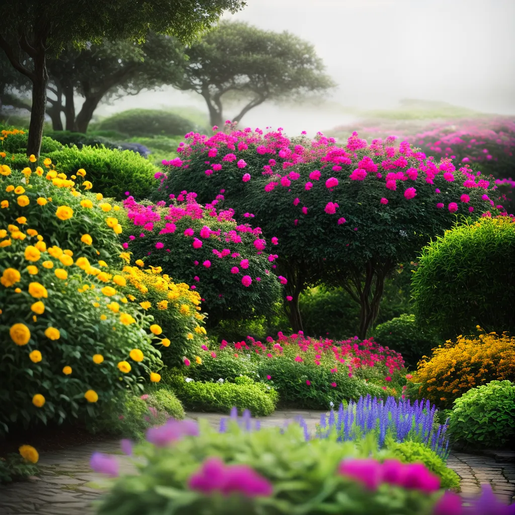 Fotos jardim colorido simbolos emocoes