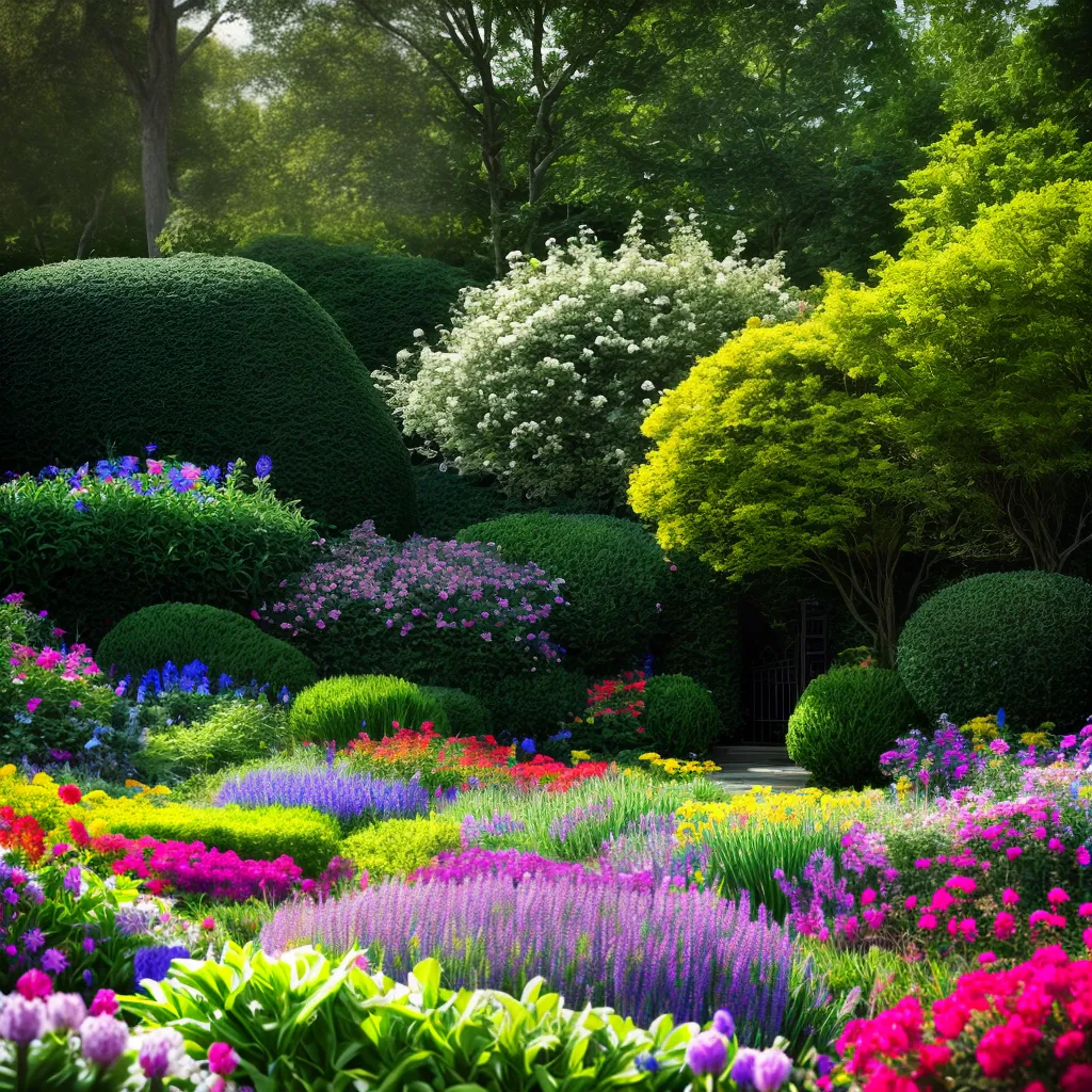 O Significado de Sonhar com Jardins Coloridos 2 Fotos jardim colorido sonho borboletas