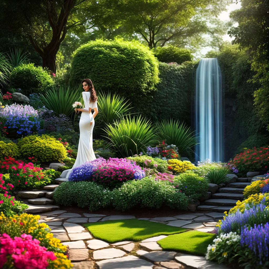 Fotos jardim encantado cultivo espiritual