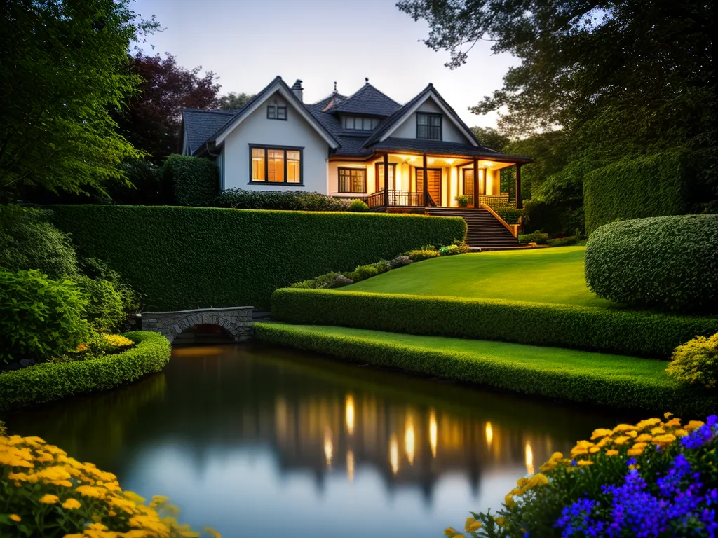 Descubra os Mistérios por Trás dos Sonhos com Casa e Jardim Perfeitos 4 Fotos jardim encantador sonhos casa flor