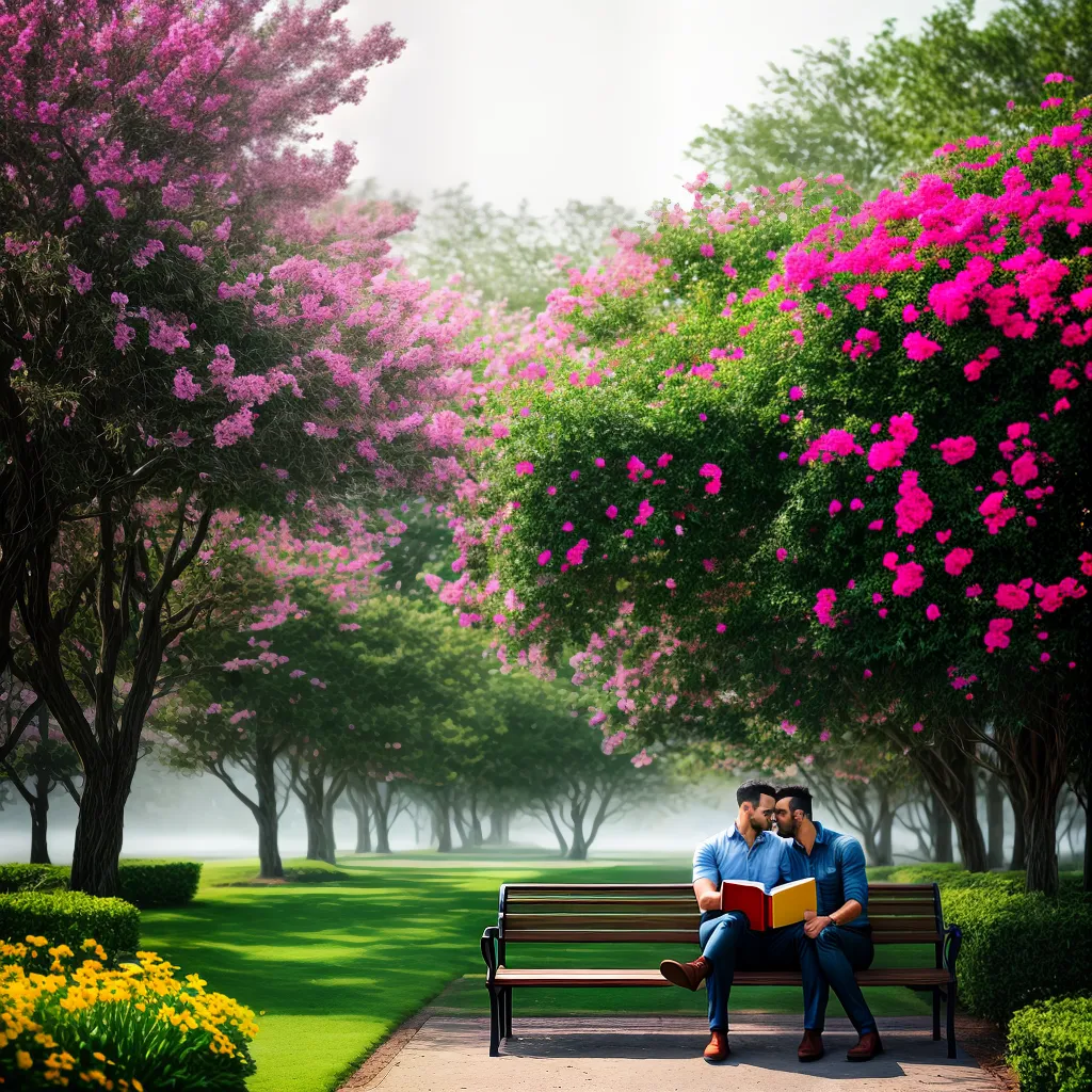 Fotos jardim flores coloridas leitura inspiracao