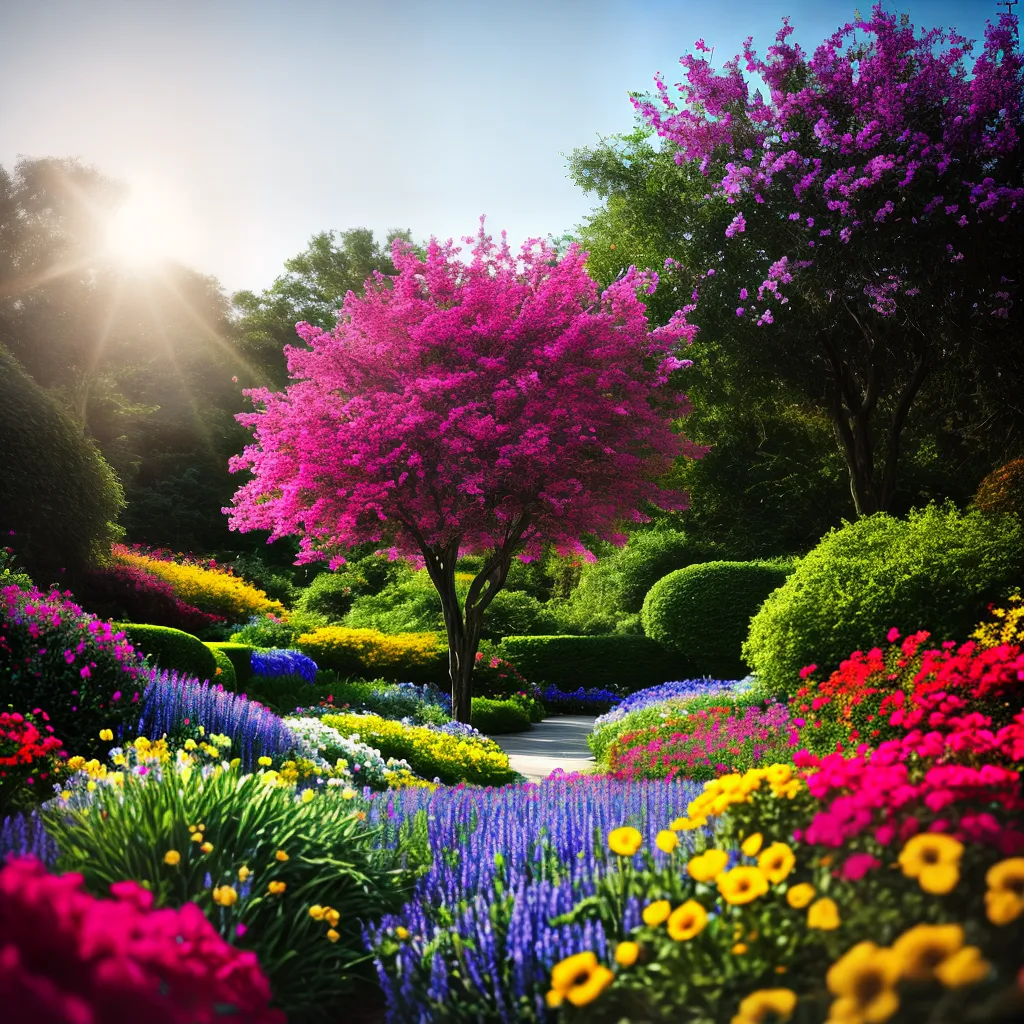 Fotos jardim flores coloridas sonhos 2