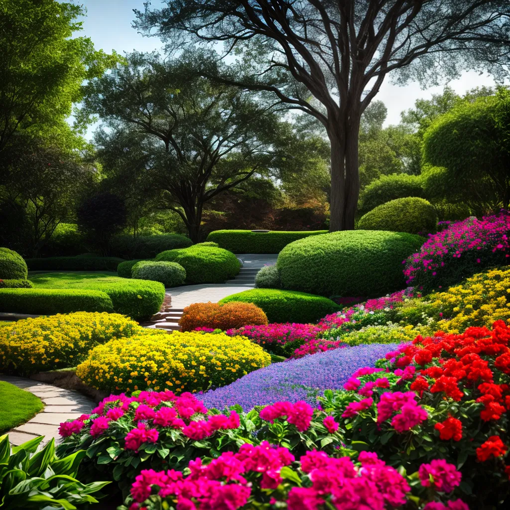 Fotos jardim flores coloridas uniao alegria