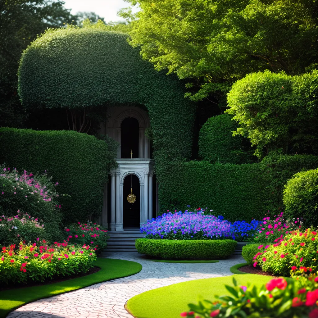 Descubra o Significado dos Sonhos com Relógio e Jardim 5 Fotos jardim flores relogio sonhos