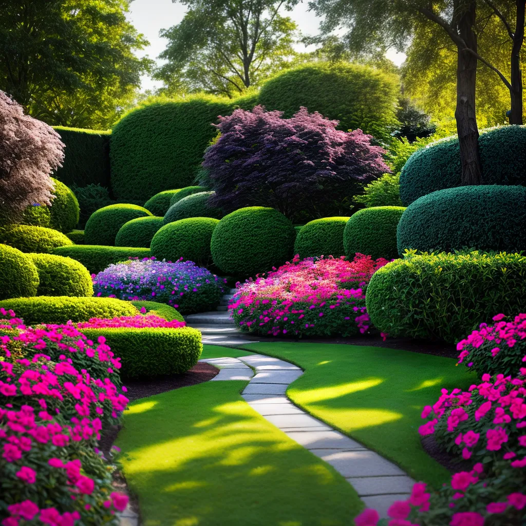 Fotos jardim flores vibrantes luz sombra
