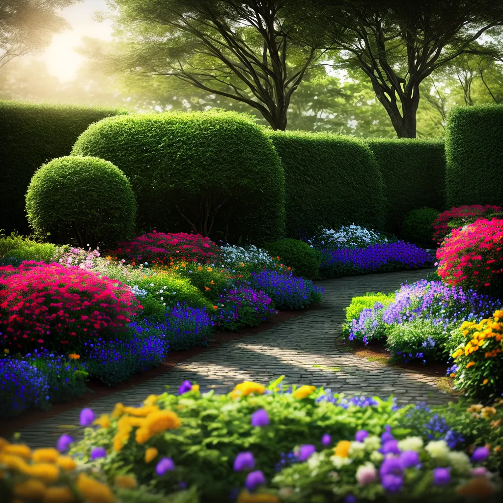Sonhar com Jardim Encantado: Descubra a Magia nos seus Sonhos! 5 Fotos jardim flores vibrantes natureza borboletas