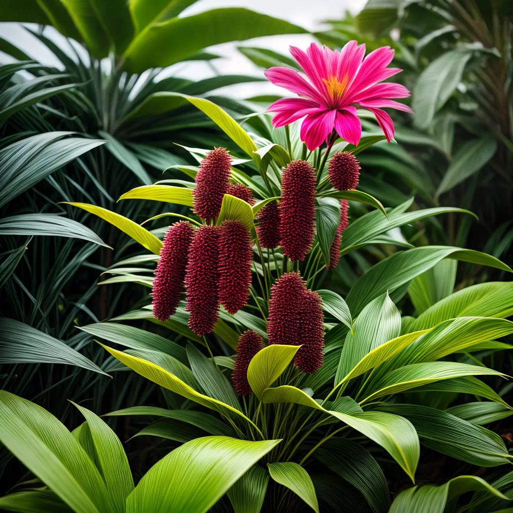 Descubra o Fascinante Significado de Sonhar com Plantas Exóticas 3 Fotos jardim tropical exotico folhagem colorida