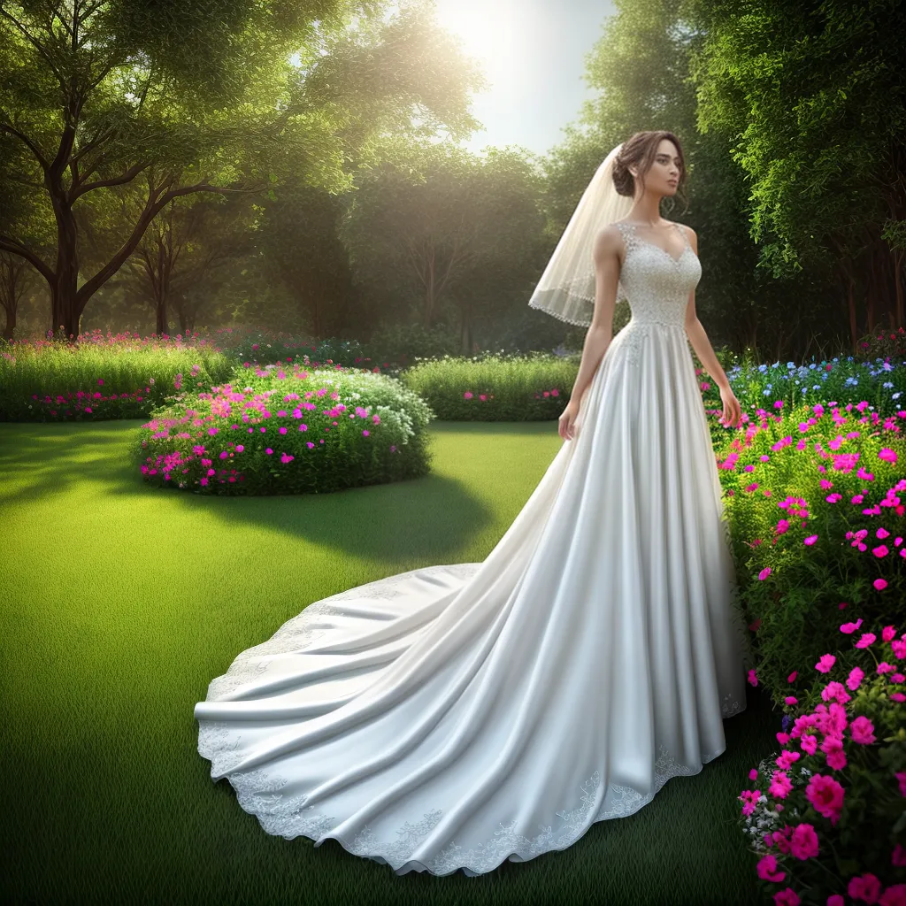 Fotos jardim vestidos sonhos
