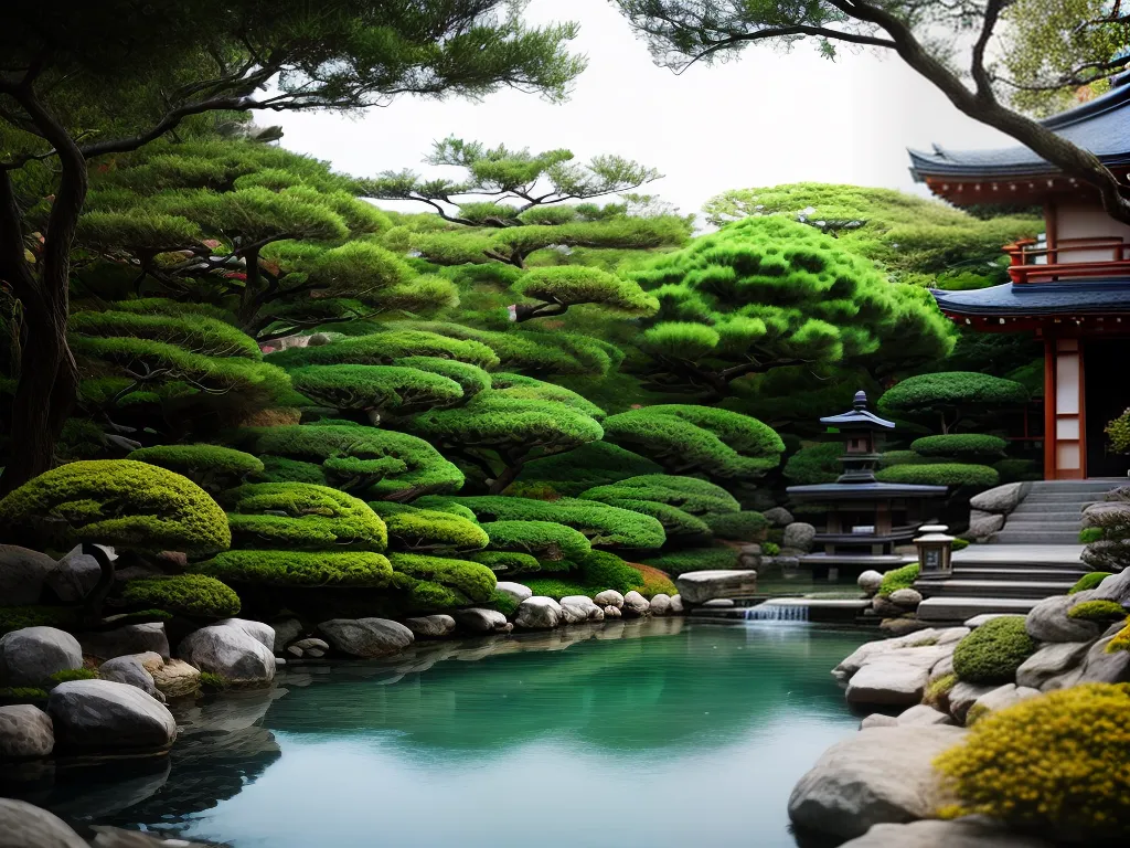 Descubra o Poder dos Sonhos com Jardins Zen no Japão 3 Fotos jardim zen japao pond