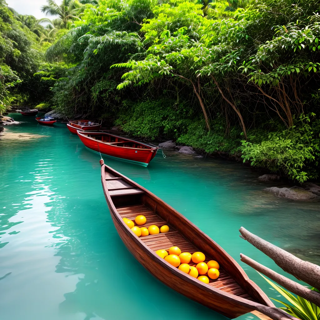 Sonhar com Frutas, Embarcações e Selvas: Qual seu Significado? 5 Fotos jungle rio barco frutas
