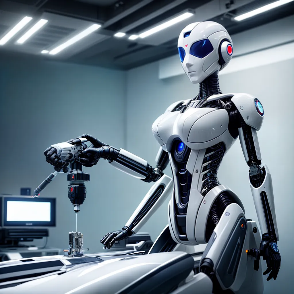 Fotos laboratorio futurista tecnologia eternidade