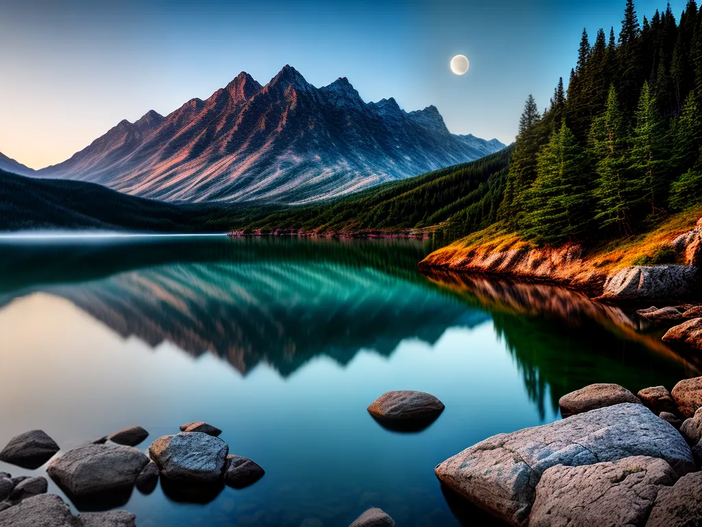 Desvendando os Mistérios dos Sonhos: O Significado de Sonhar com Água 6 Fotos lago lua reflexo montanhas serenidade