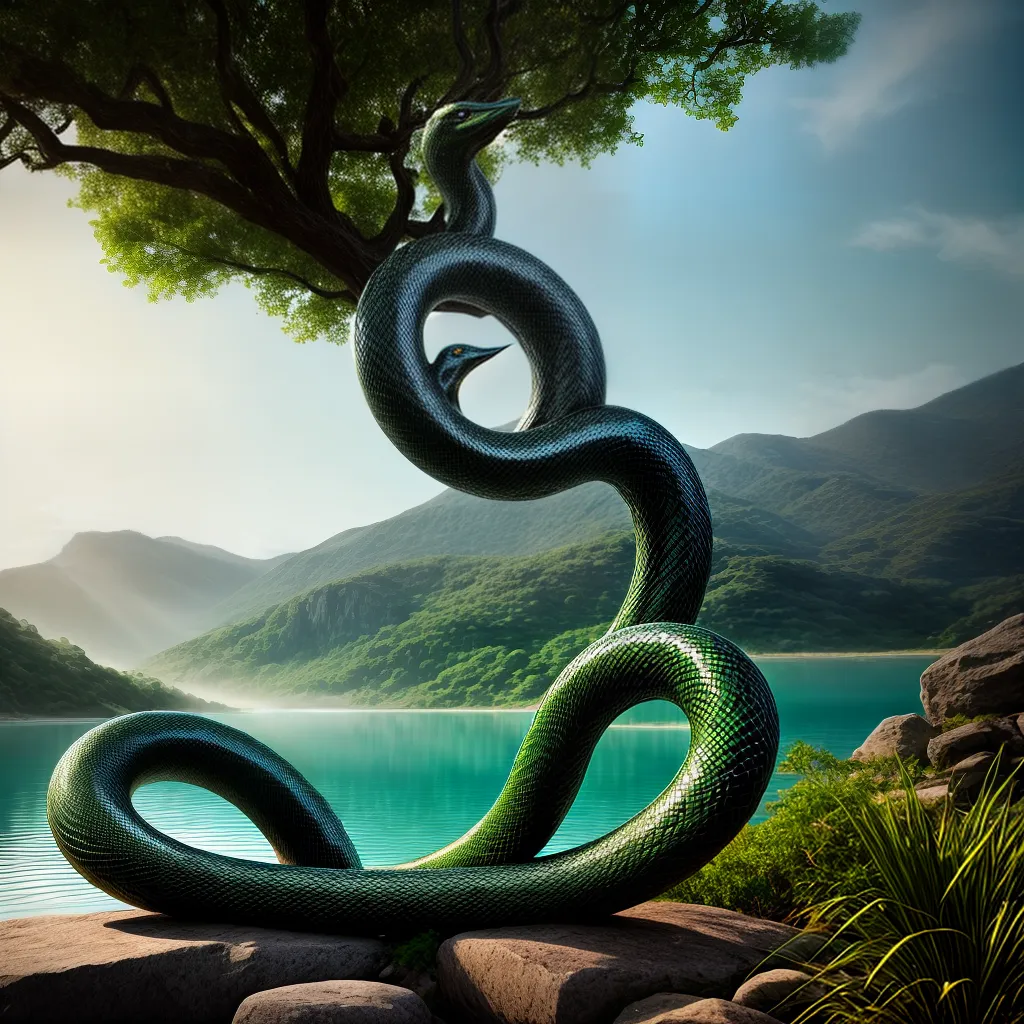 Fotos lagoa serpente mistica sonhos
