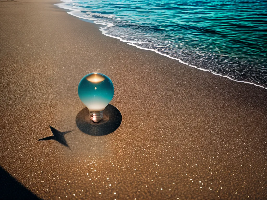 1. Descubra o significado de sonhar com lâmpada brilhante à beira-mar 6 Fotos lampada inspiracao praia por do sol