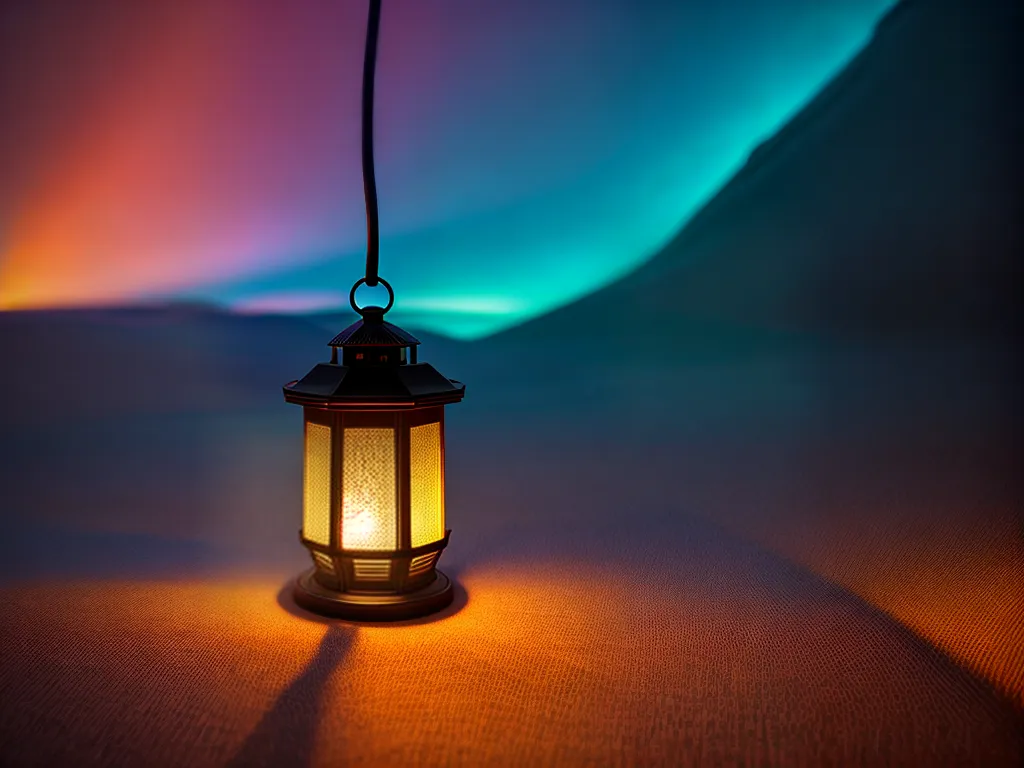 Fotos lanterna luz brilhante sonhos