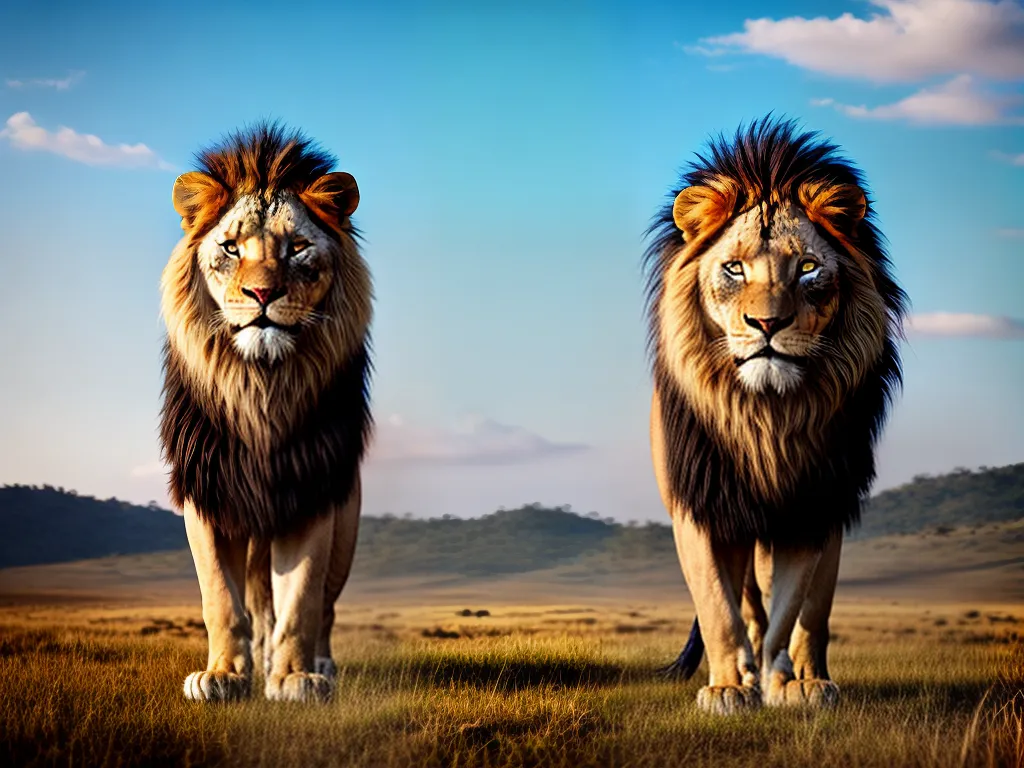 sobre o significado dos sonhos com animais selvagens 2 Fotos leao savana majestoso poder instintos