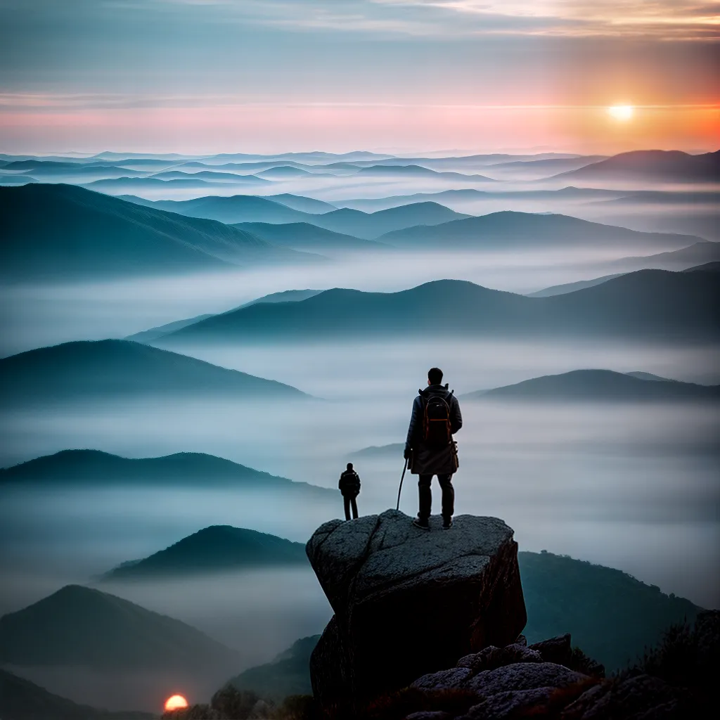 Fotos lideranca por do sol montanha