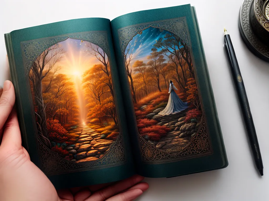 Fotos livro mistico ilustracoes encantadoras