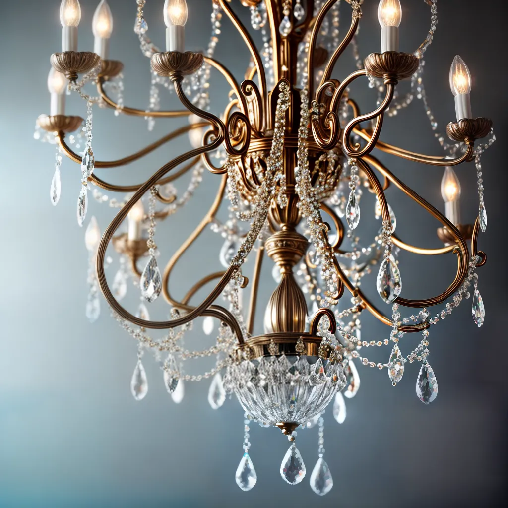 Fotos lustre brilhante decoracao elegante