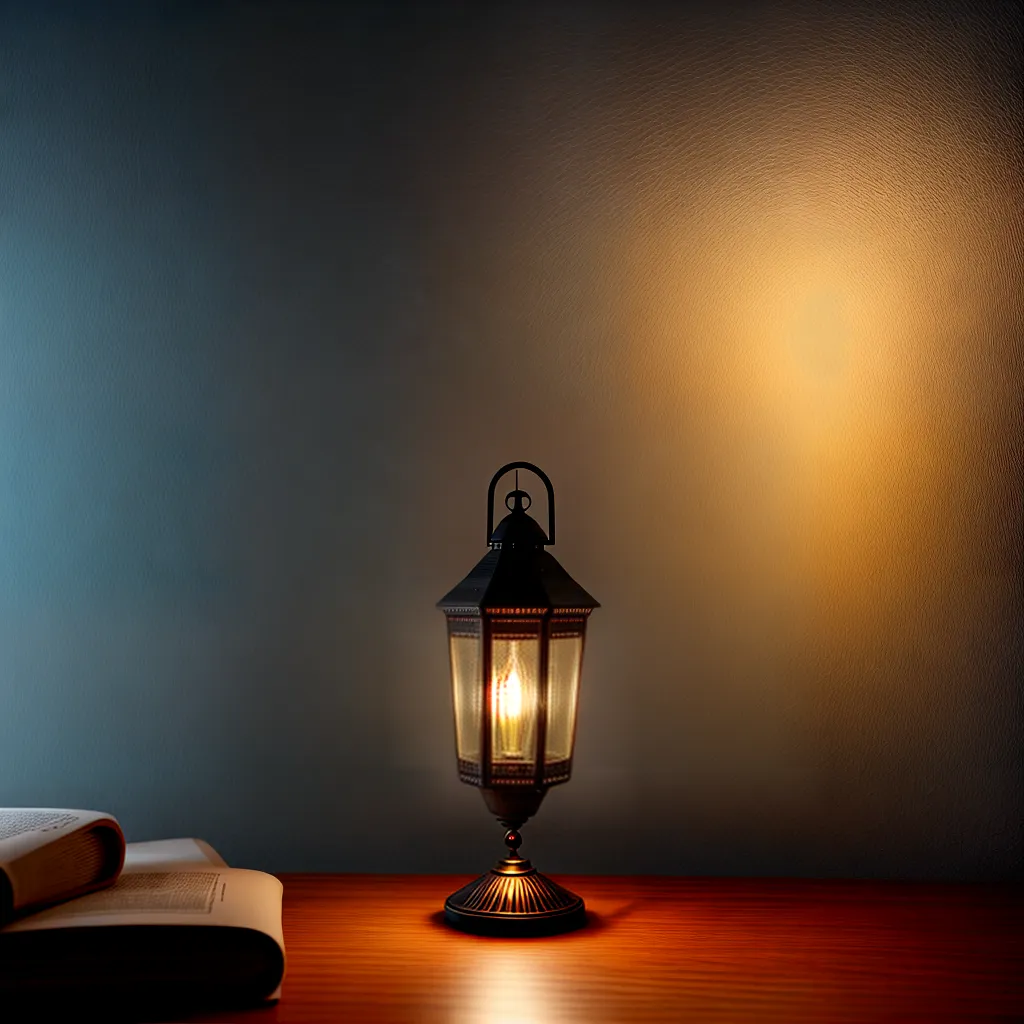 Fotos luz misteriosa lanterna sonhos