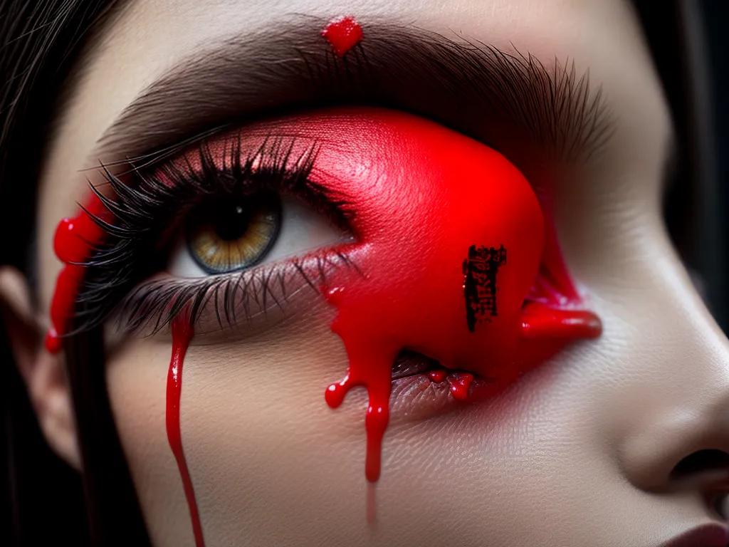 Desvendando os Mistérios dos Sonhos: Sangue, Medo e Febre Revelados 5 Fotos mao sangue espelho quebrado abstrato