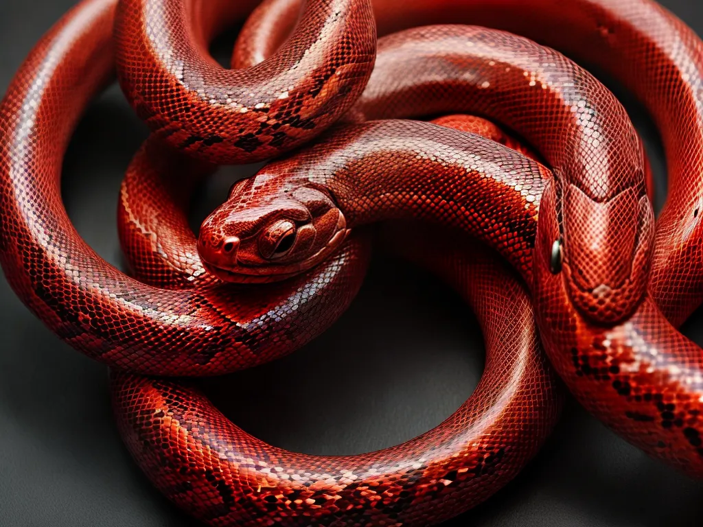 Fotos mao segurando cobra vermelha