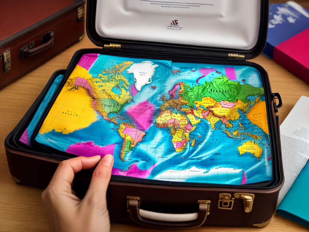 Fotos mapa mundo vibrante viagem emocao