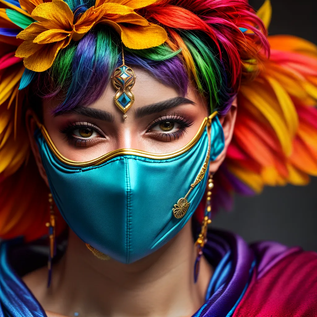 Desvendando o poder oculto: O significado dos sonhos com máscara 2 Fotos mascara colorida jornada subconsciente