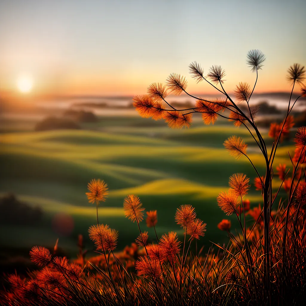 Descubra o Significado de Sonhar com Leveza e Suavidade 3 Fotos meadow por do sol flor pena
