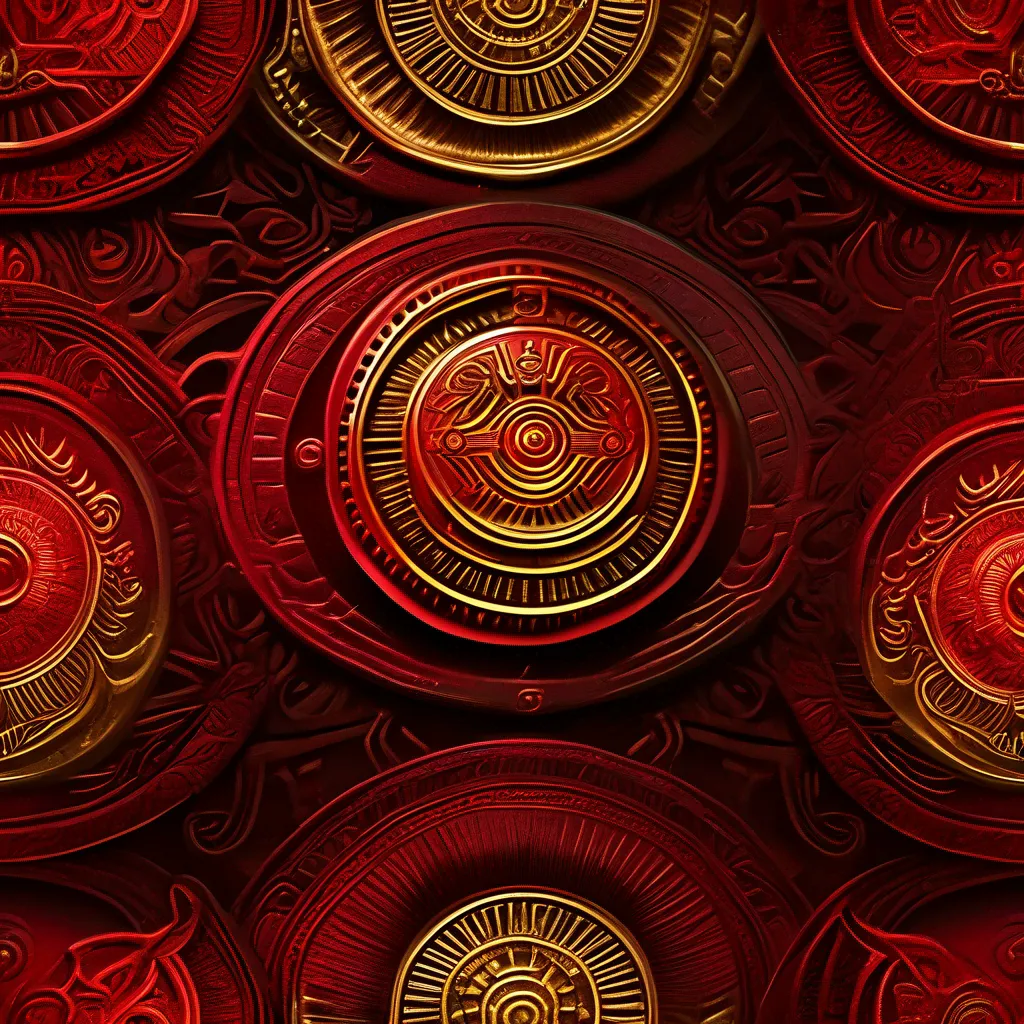 Descubra o Poder do Medalhão dos Sonhos Cantonês 2 Fotos medalhao misterioso ouro vermelho