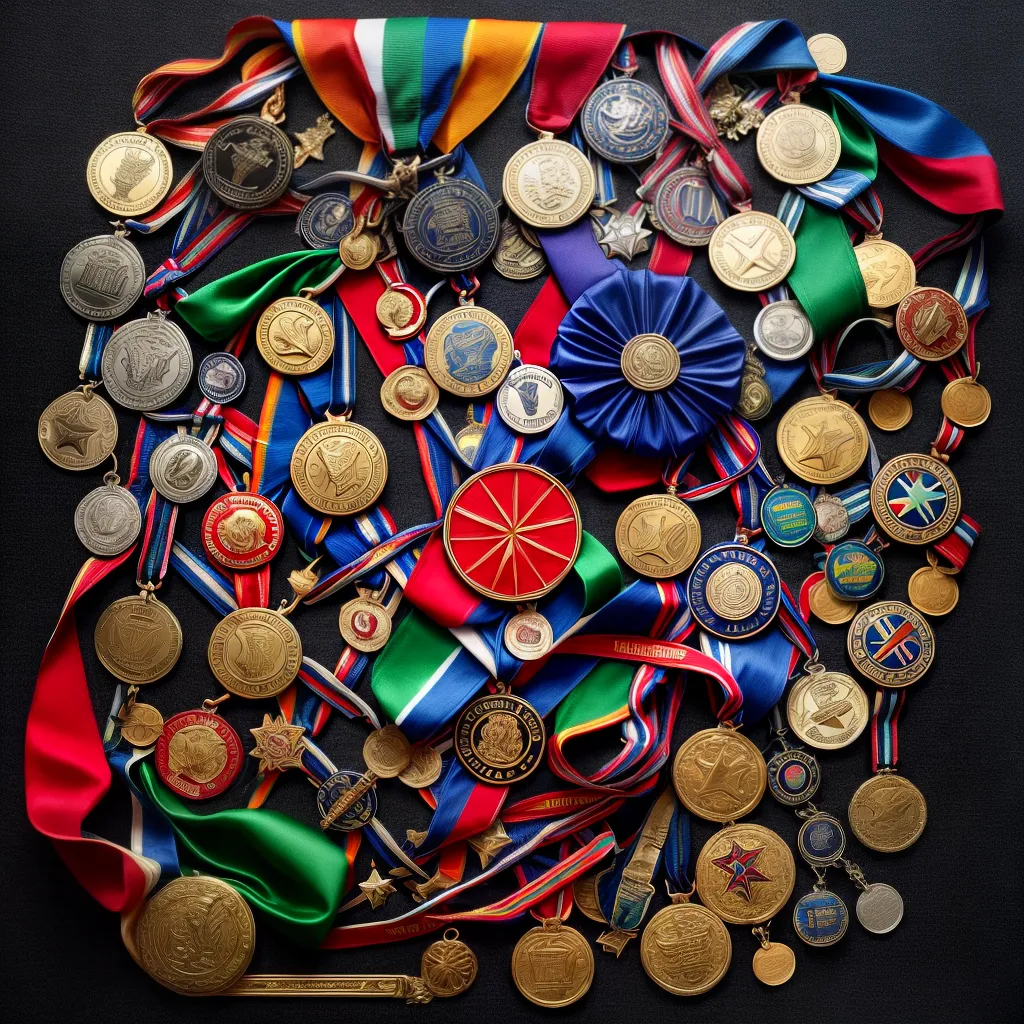 Descubra o Poder das Medalhas nos Seus Sonhos: Um Guia Completo 3 Fotos medalhas brilhantes inspiracao conquistas
