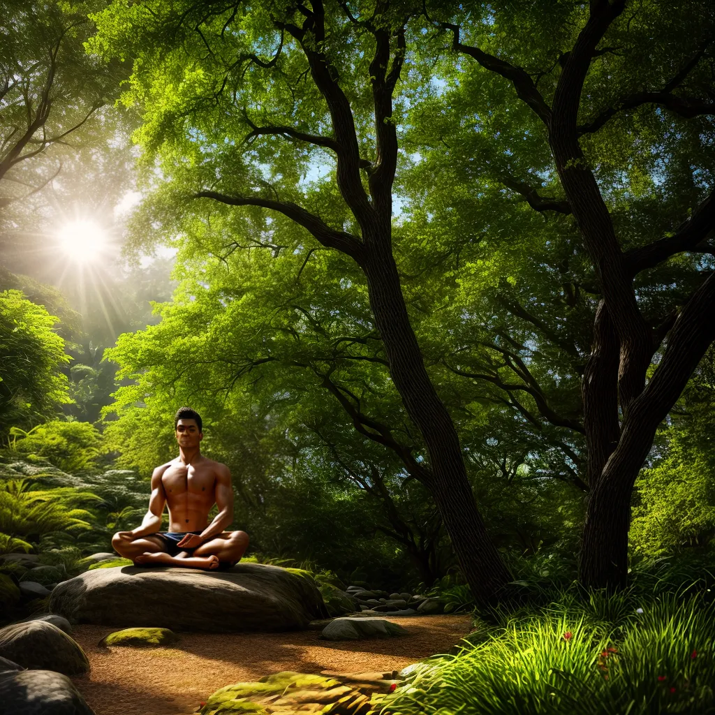 Fotos meditacao jardim natureza paz
