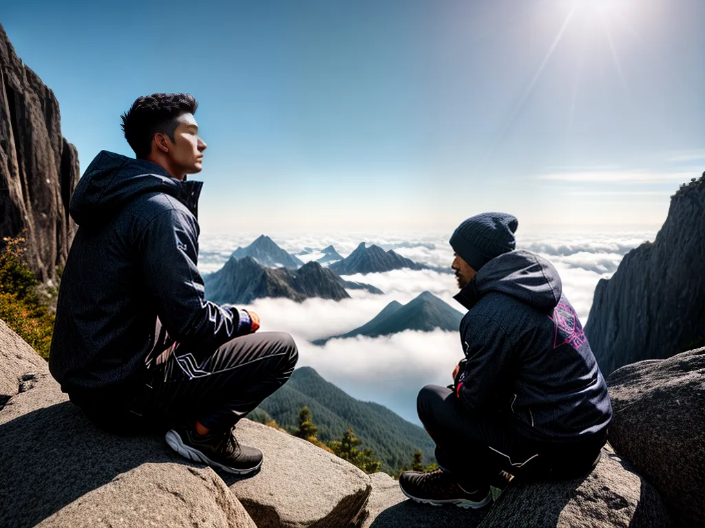 5. Liberte sua mente: Desvende os enigmas dos sonhos e conheça-se profundamente 4 Fotos meditacao montanha nuvens simbolos sonhos