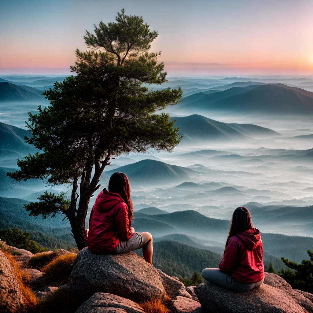 Sonhos e Espiritualidade: Conectando-se com o Mundo Divino 6 Fotos meditacao paz montanha por do sol