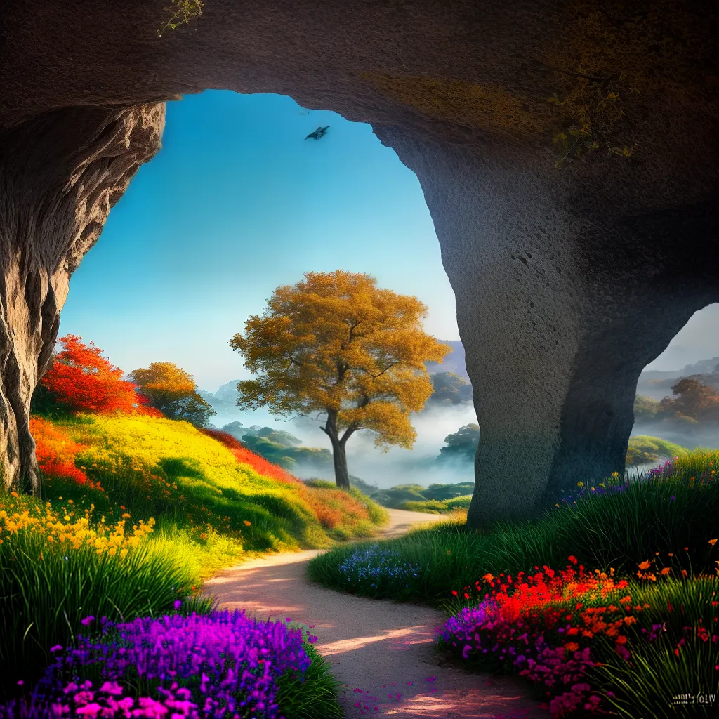 Sonhos: Desvendando os Mistérios do Inconsciente 3 Fotos mente colorida paisagem surreal