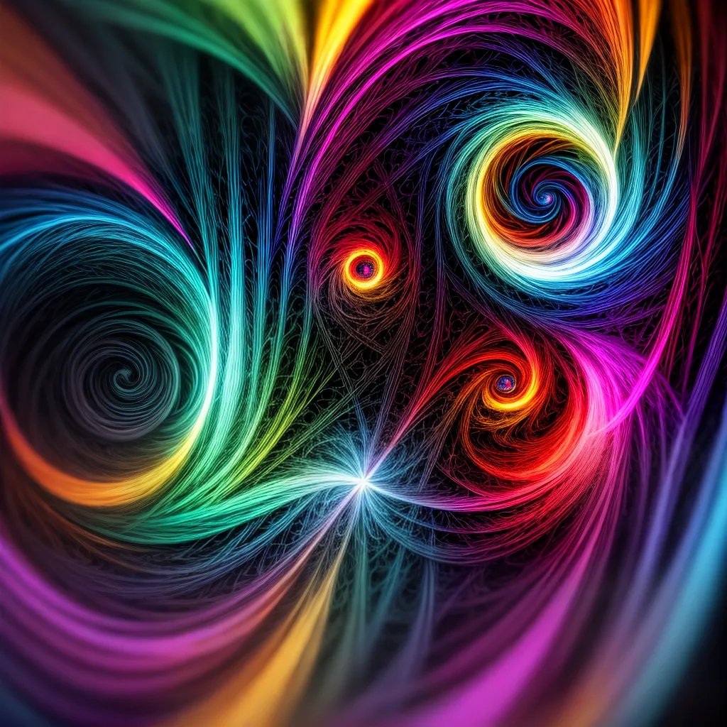 Fotos mente vortex sonhos coloridos