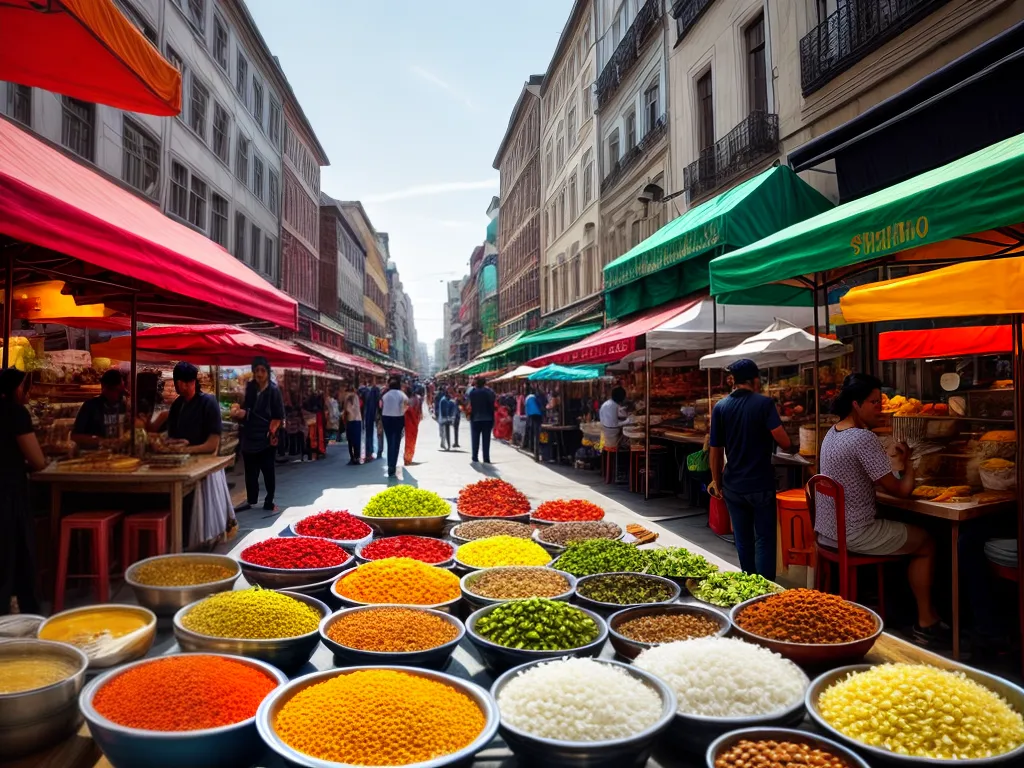Desbrave os segredos dos Sonhadores: O significado de sonhar com Gastronomia Local 6 Fotos mercado comida colorida destino culinario