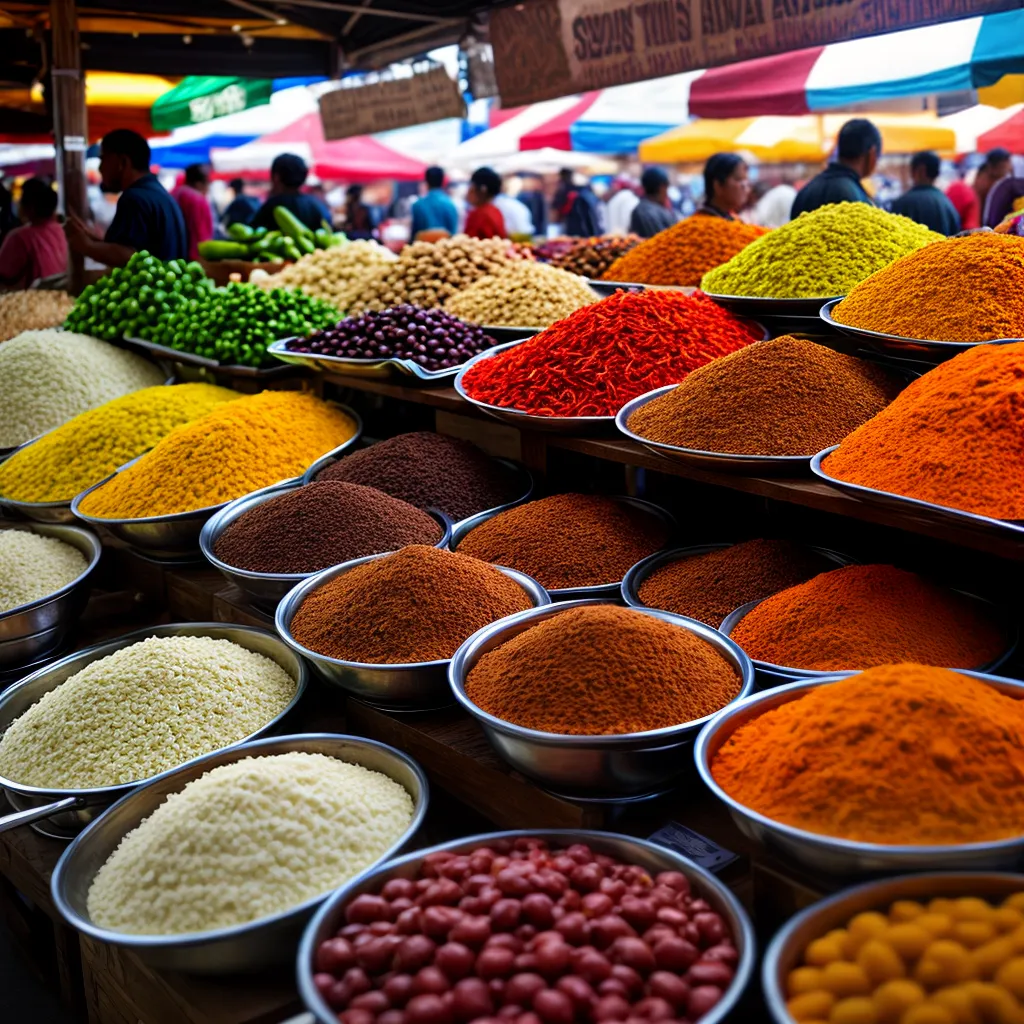 Fotos mercado gastronomia diversidade culturas