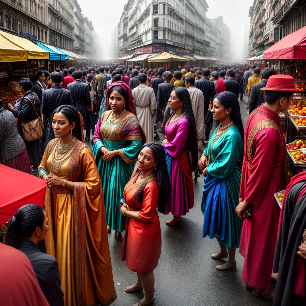 Fotos mercado rua cores multidao prostitutas