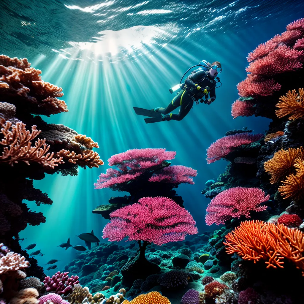 Sonhar com Mar Profundo: Desvendando os Segredos Submersos 3 Fotos mergulho recife coral peixes misterio