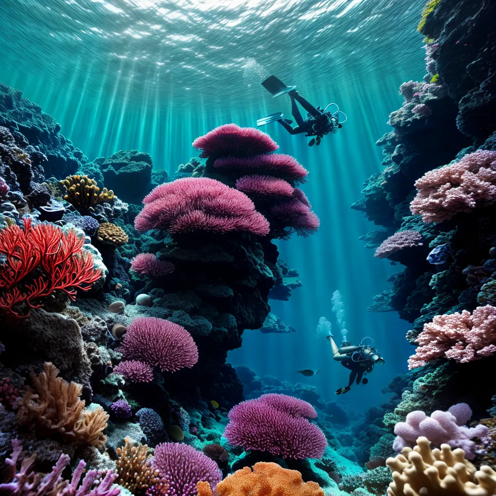 Mergulhador: Desvendando os Mistérios dos Sonhos Aquáticos 6 Fotos mergulho recifes coral luz sol