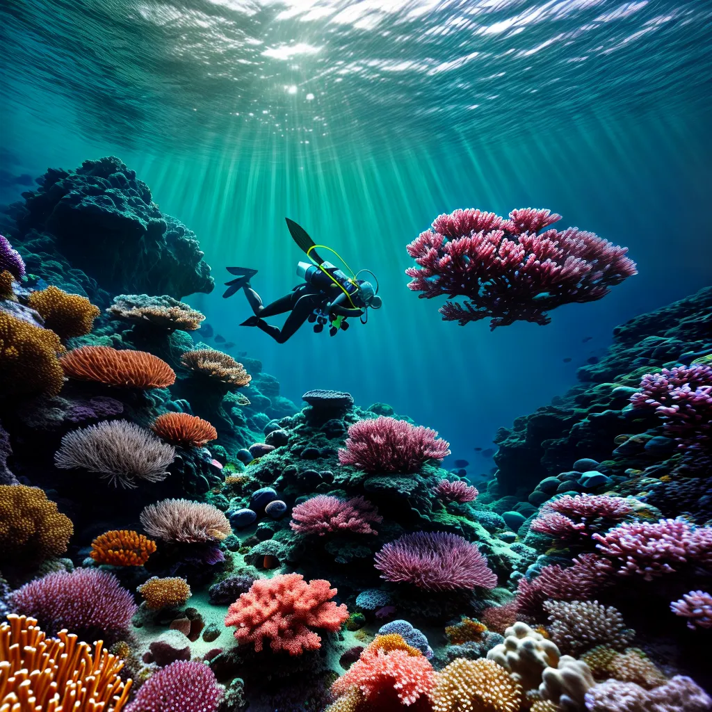 Mergulhador: Desvendando os Mistérios dos Sonhos Aquáticos 4 Fotos mergulho recifes coral peixes coloridos