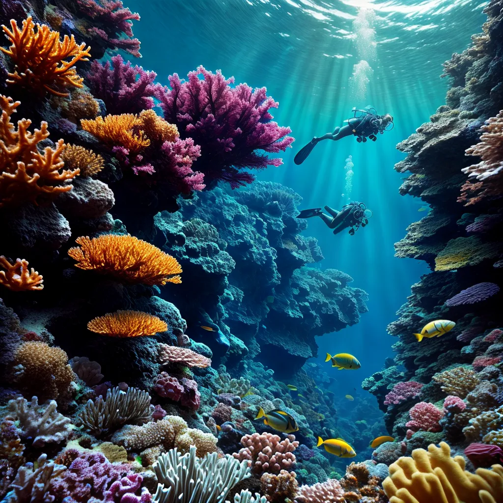 Descubra o Significado de Sonhar com um Mergulhador Subaquático 5 Fotos mergulho recifes peixes coloridos