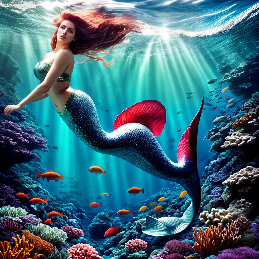 Fotos mermaid coral reef encanto