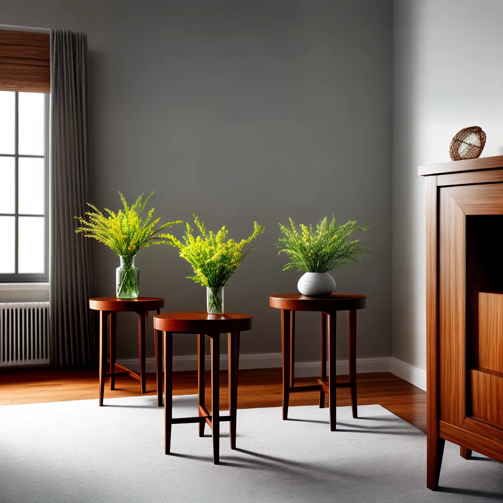 Mesa de apoio: Qual o significado de sonhar com uma mesa de apoio? 4 Fotos mesa madeira flores equilibrio