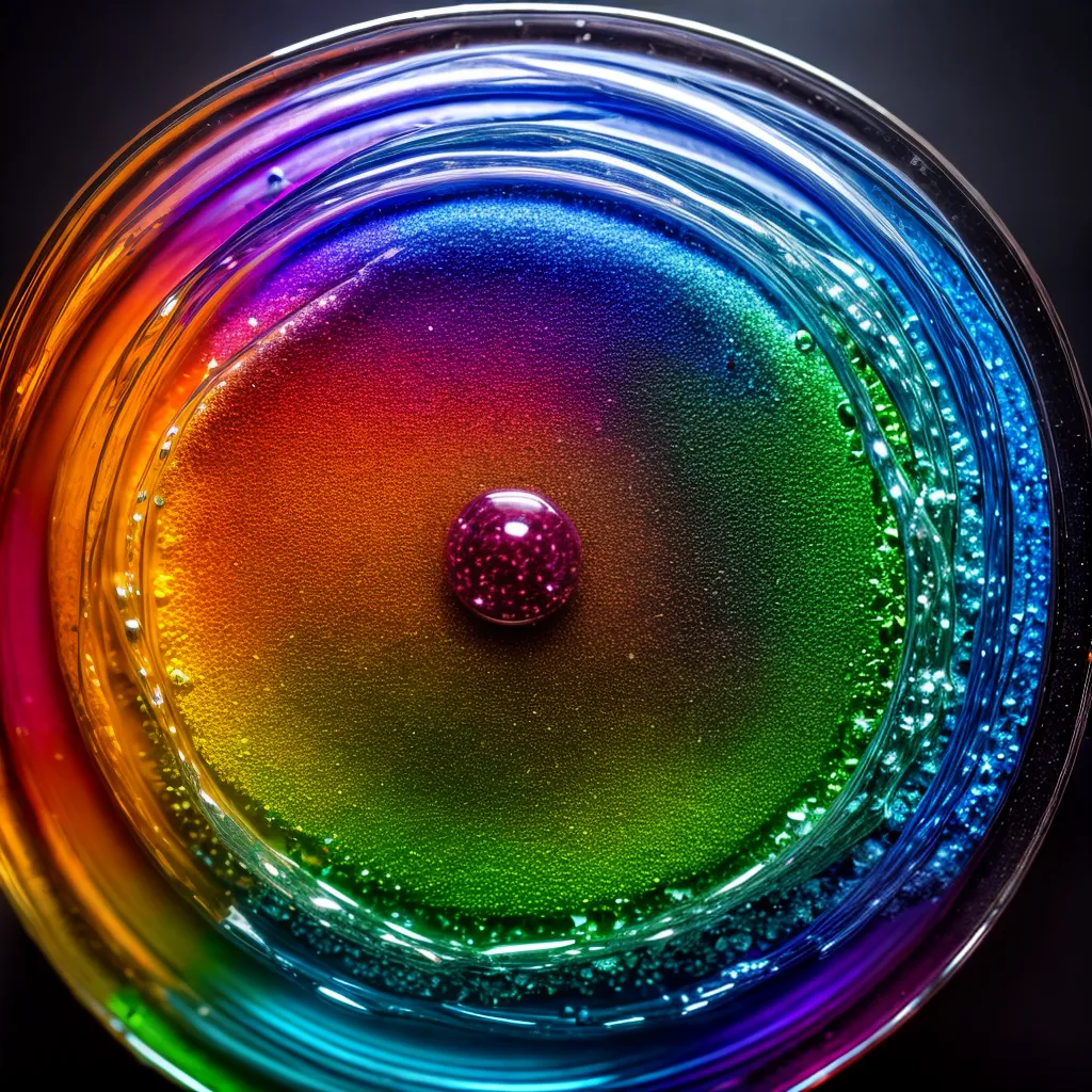 Revelado: O Significado de Sonhar com Microorganismos em Ação 4 Fotos microorganismas coloridos formas intrincadas