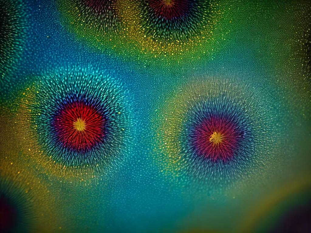 Sonhar com Técnica Histológica: Descubra a Interpretação Correta 3 Fotos microscopio lamina tecido colorido 1