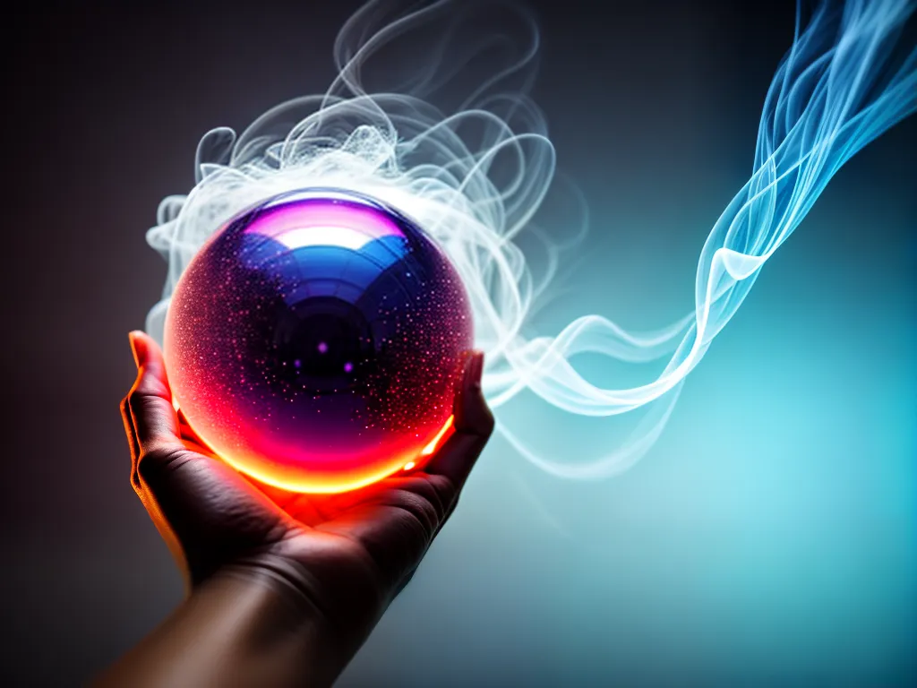 Fotos misterio bola cristal futuro